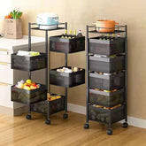 5-Layer Metal Kitchen Trolley